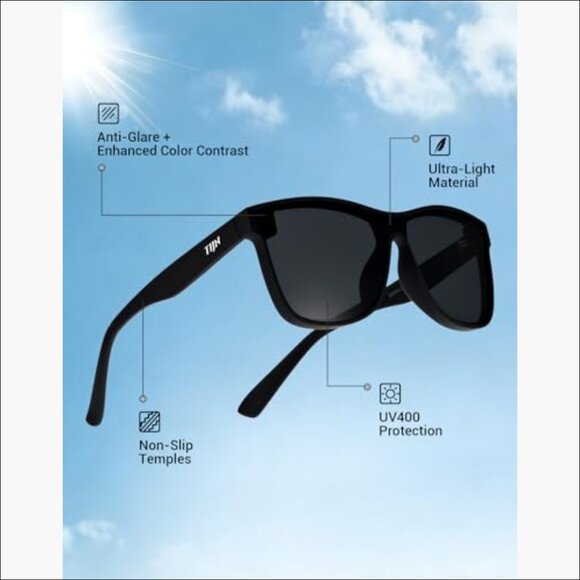 Plastic Polarized Sport Sunglasses for Cycling Running Fishing Golf main image 4